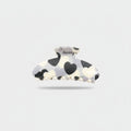 Heart Pearl Hair Claw Clip