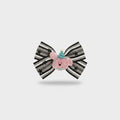 Black Striped Star Claw With Pink Party Puppy Charm