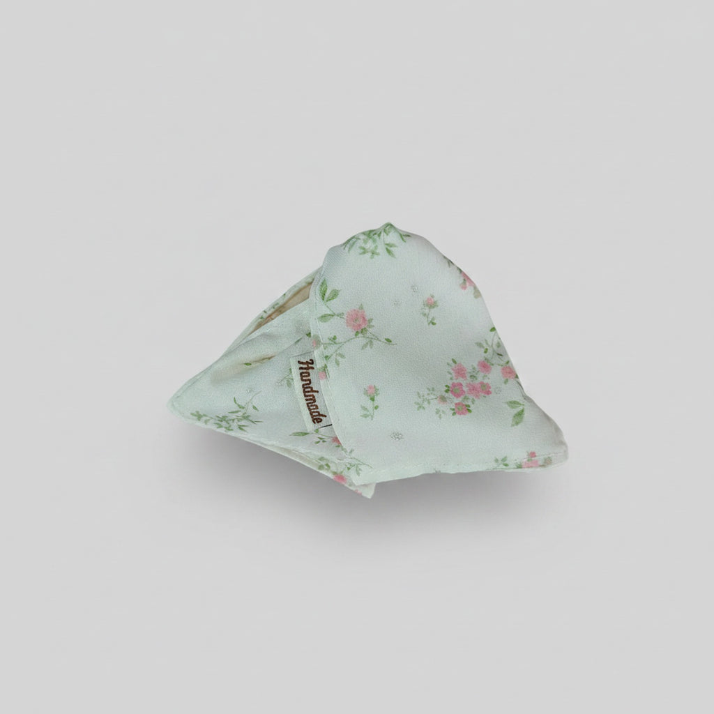 Floral Pink Rose Hair Claw Clip