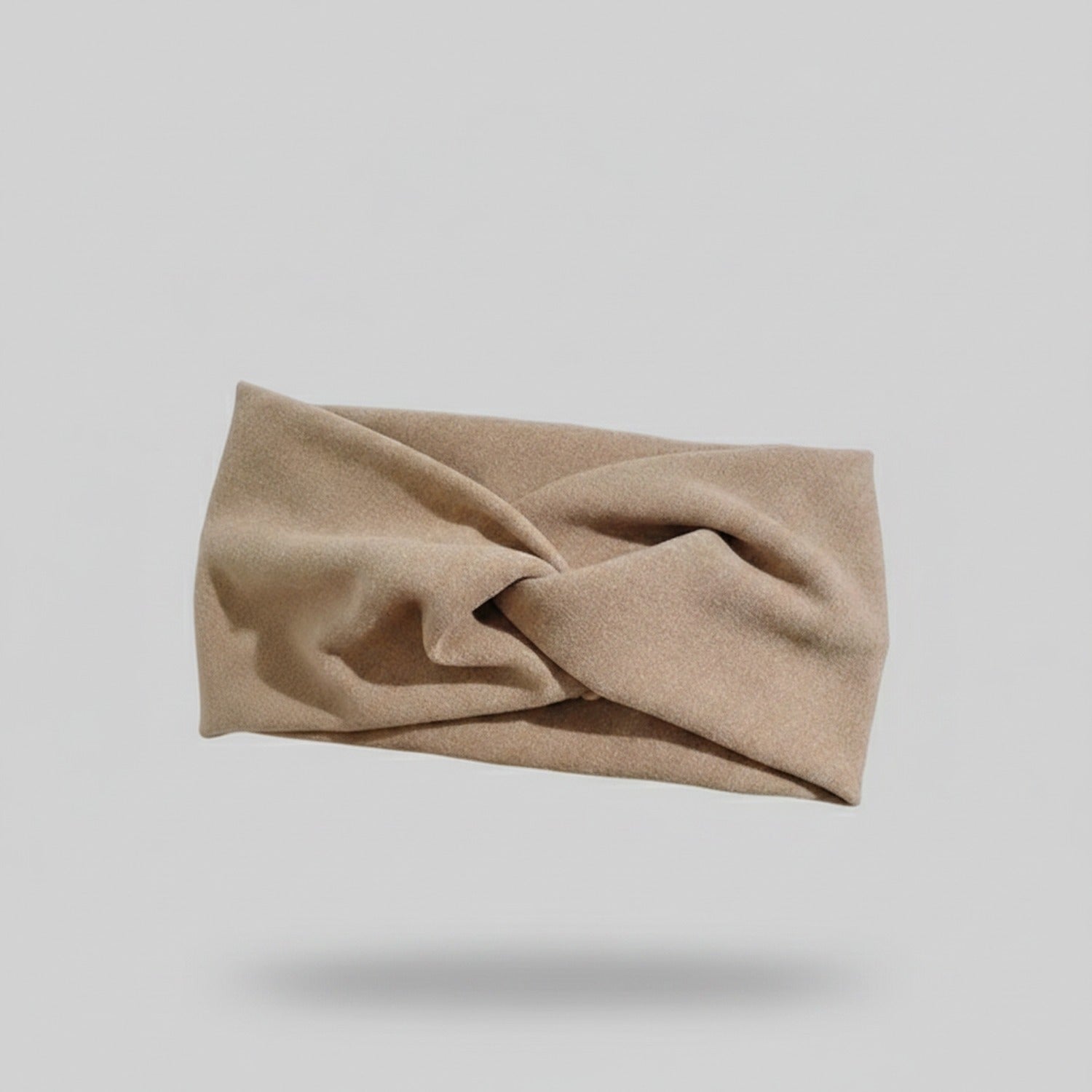 Cream Twisted Knot Hairband
