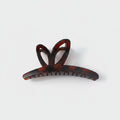Tortoiseshell Hair Claw Clip With Bow