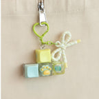 Charm Mini Perfume Bottle Keychain - Green