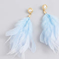 Feather Butterfly Rhinestone Drop Earrings - Jianyou Accessories 4 – jewelry (view 1)