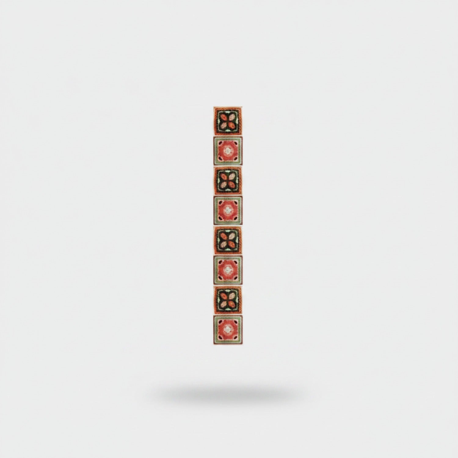 Decorative Tile Block Stacking Stationery Set