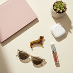 Amber Tortoiseshell Dachshund Hair Claw Clip
