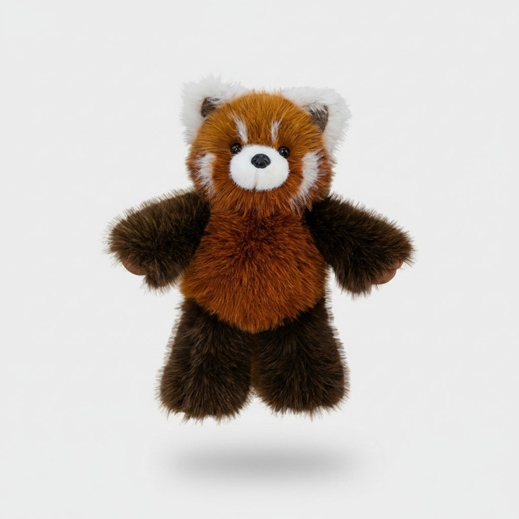 Red Panda Plush Toy With White Ears