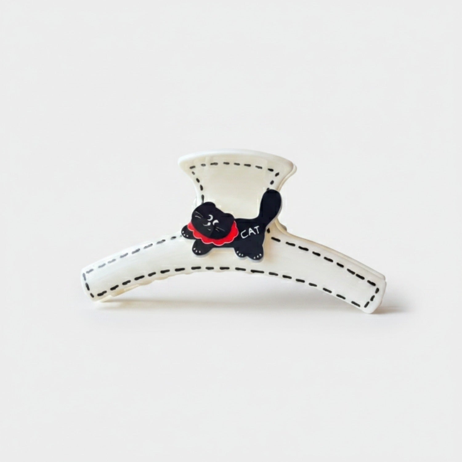 Blue Cow Charm Hair Claw Clip