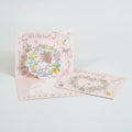 Floral Pop-Up Greeting Cards With Ribbon Bow – stationery (view 1)