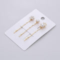 Pearl And Star Gold Hair Clips Set – hair accessories (view 1)