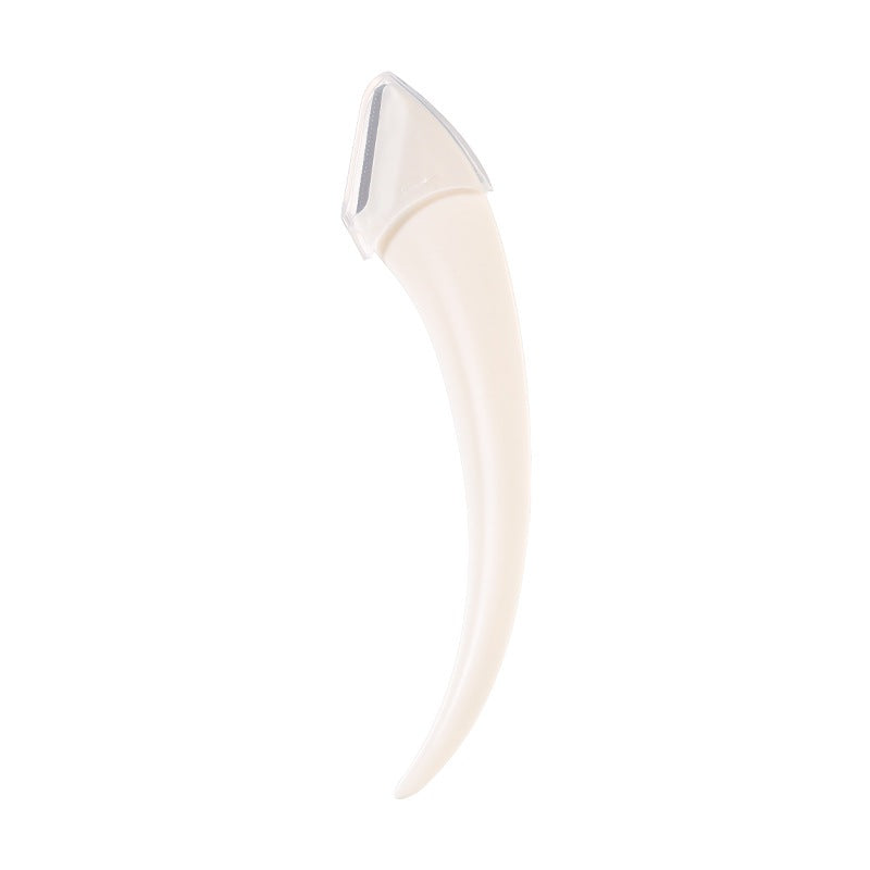 Crescent Moon Eyebrow Trimmer - White