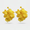 Pom Pom Petal Drop Earrings - Type 2