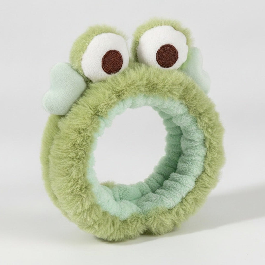 Fuzzy Frog Plush Hair Clip Headband – hair accessories (view 1)