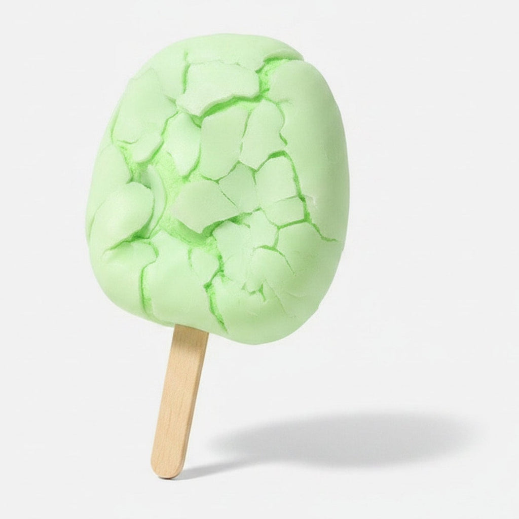 Ice Cream Bar Crunchy Squishy Stress Relief Fidget Toy - Green