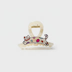 Colorful Polka Dot Cat Hair Claw Clip