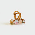 Beaded Flower Hair Claw Clip - Small 8cm