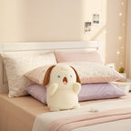 Cream Brown Floppy Ear Puppy Plush Toy