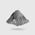 Plaid Hair Claw Clip Gray