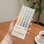 Double Head Highlighter Pen Set - 5 Piece Pastel Colors