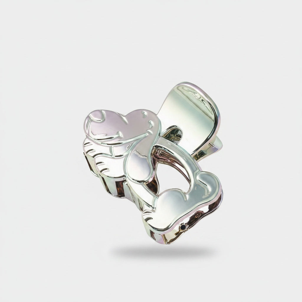 Pearl Elephant Hair Claw Clip