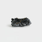 Plaid Hair Claw With Black Bow
