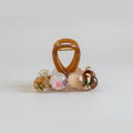 Tortoiseshell Hair Claw With Flower Charms