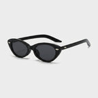 Black Cat Eye Sunglasses With Pearl Studs – eyewear (view 1)