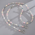 Beaded Phone Charm Strap - Wave Block