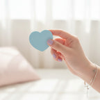 Heart-Shaped Sticky Notes Pad Multicolor