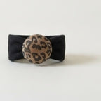 Fabric Button Hair Tie – hair accessories (view 1)