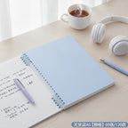 Moon Phase Spiral Notebook - Sky Blue