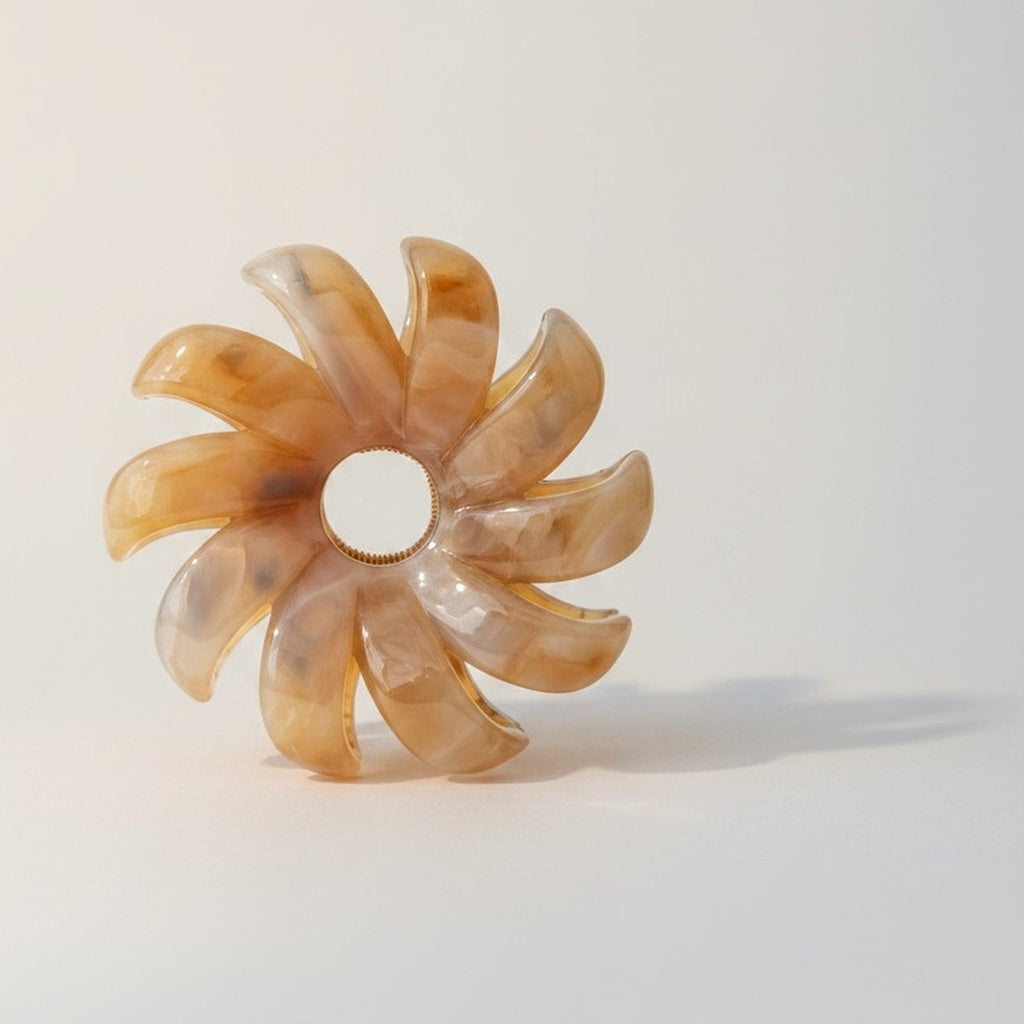Elegant Floral Hair Updo Clip – hair accessories (view 1)