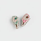 Tennis Racket Hair Claw Clips Pair