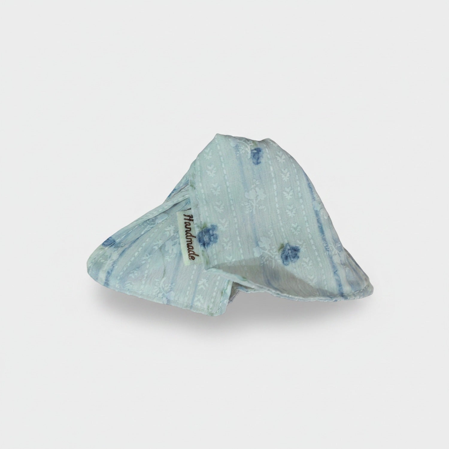 Blue Floral Lace Hair Claw Clip