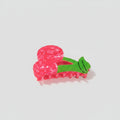 Pink Textured Caterpillar Hair Claw Clip