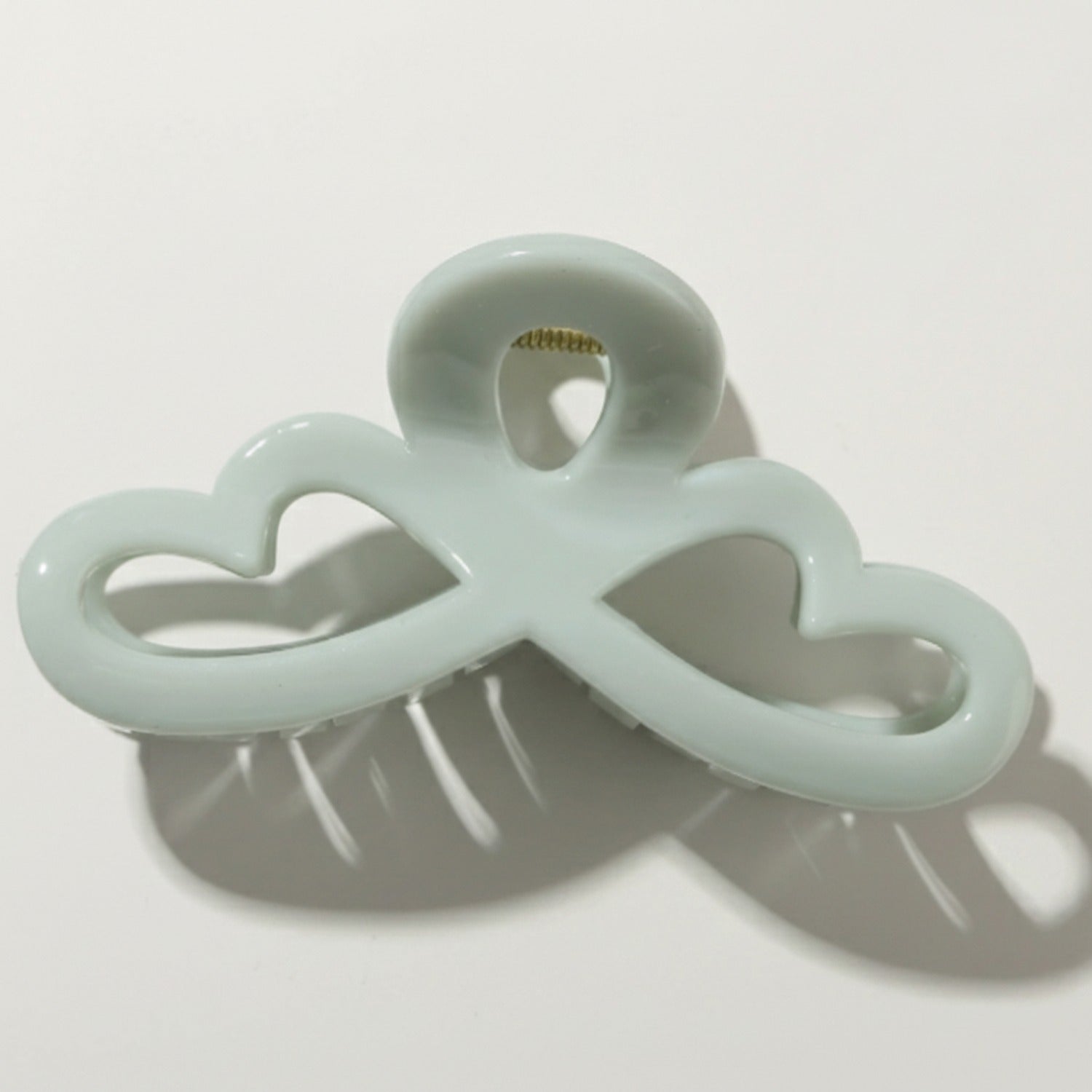 Cream Butterfly Hair Claw Clip