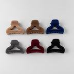 Fuzzy Bear Claw Hair Clip Set - Royal Blue – hair accessories (view 1)