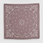 Classic Bandana Wrap Scarf - Cream