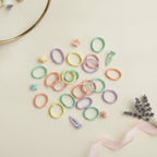 Pastel Rainbow Hair Tie Set Pastel Rainbow