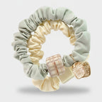Ruched Scrunchie Duo with Charm – hair accessories (view 1)