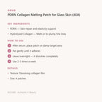 ANUA PDRN Collagen Melting Patch For Glass Skin (4EA) – Korean sheet mask (view 2)