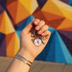 Medical Charm Heart Acrylic Keyring