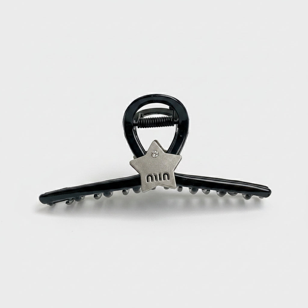 Black Star Claw Hair Clip