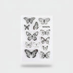 Butterfly Clear Sticker Sheet Collection