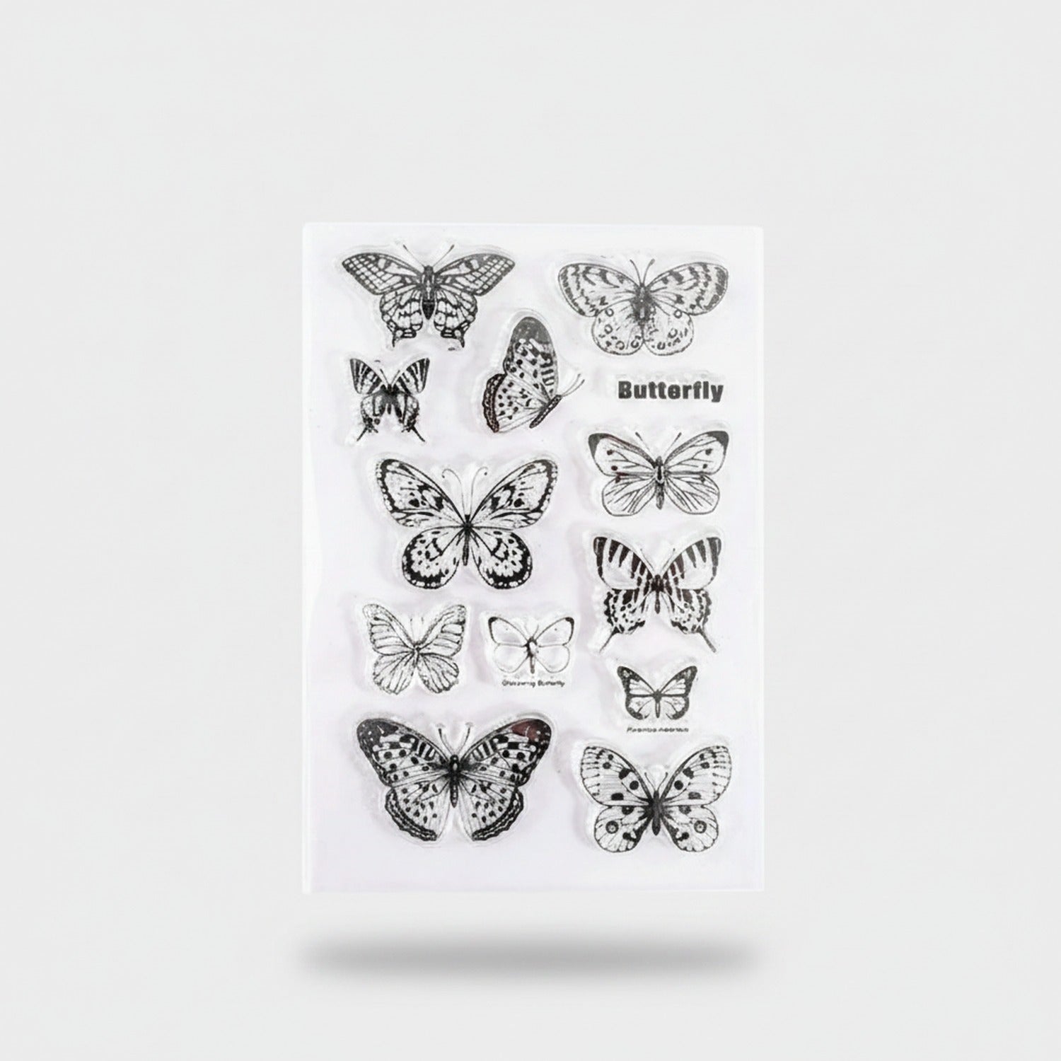 Butterfly Clear Sticker Sheet Collection