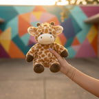 Adorable Giraffe Plush Toy With Brown Spots