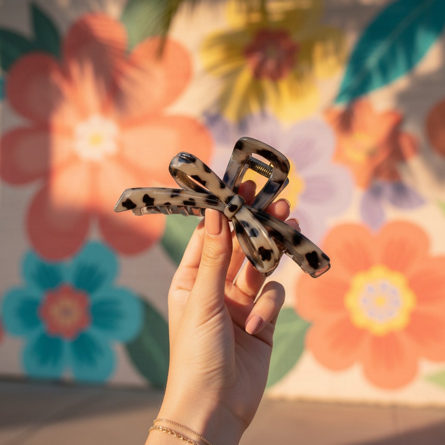 Tortoiseshell Bow Hair Claw Clip