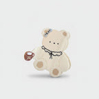 Cute Bear Hair Claw With Scalloped Collar