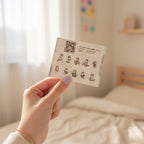 Cute Cat Character Sticker Sheet Set