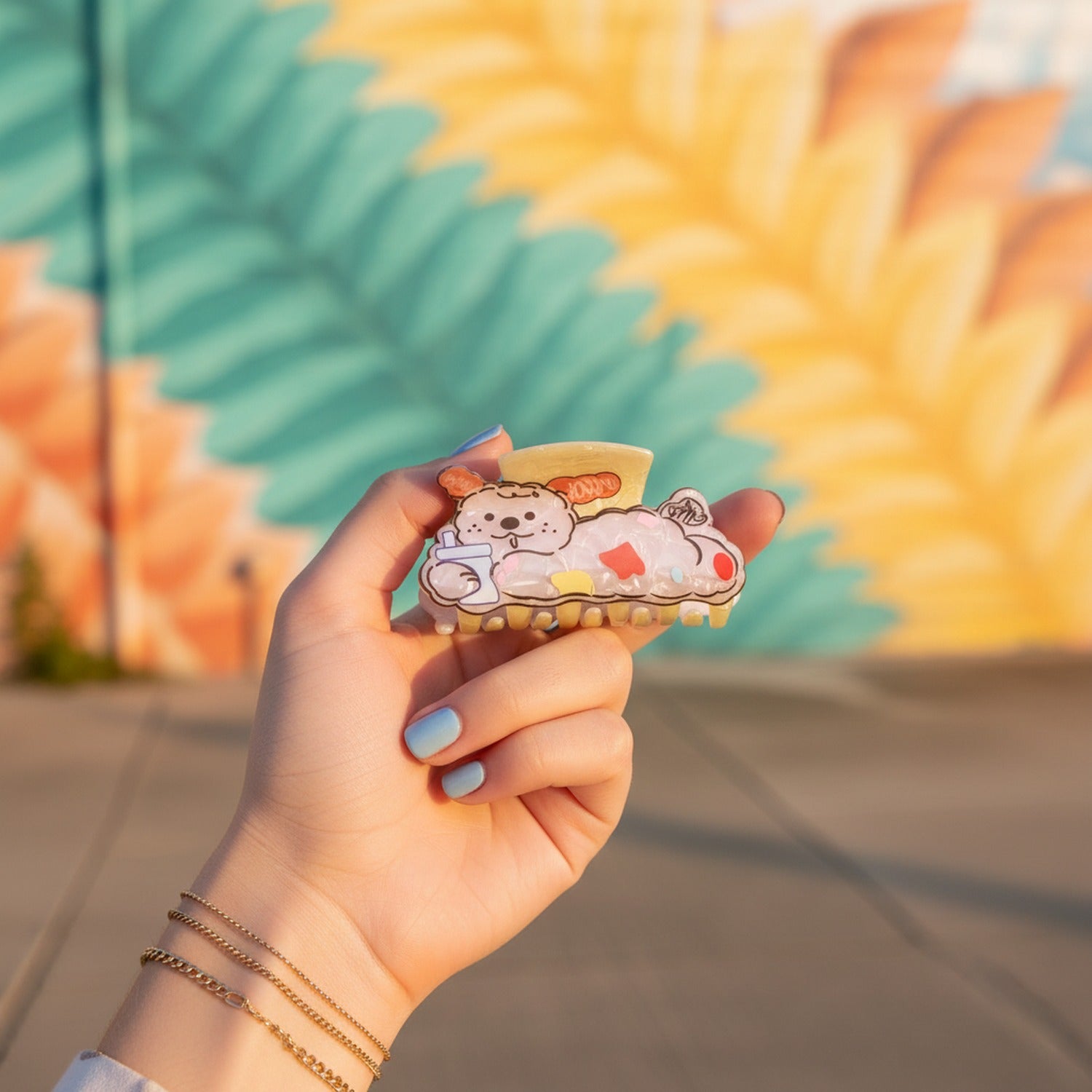 Cute Bear Cloud Hair Claw Clip