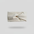 Cream Twisted Knot Hairband